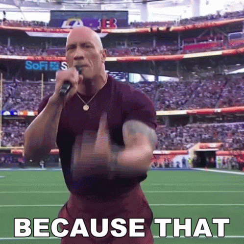 Because That Is What Champions Do Dwayne Johnson GIF