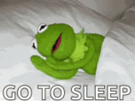 Bedtime Kermit The Frog Meme