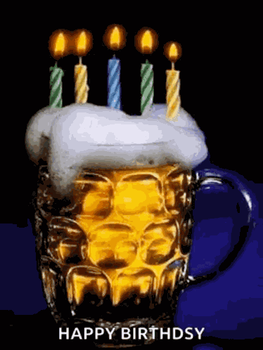 Beer Candles GIF