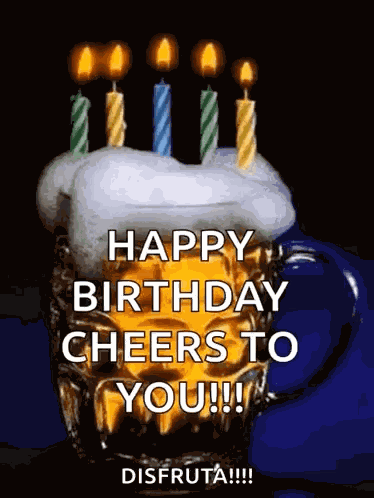 Beer Candles GIF