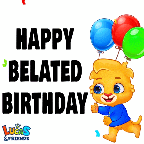 Belated Birthday Celebrate GIF