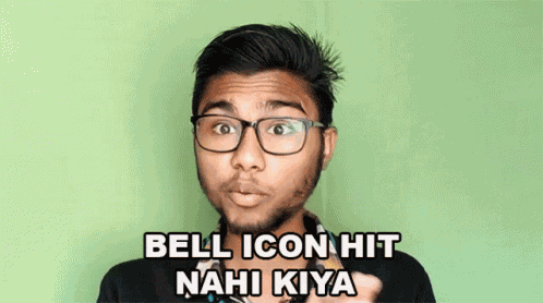 Bell Icon Hit Nahi Kiya Sachin Saxena GIF