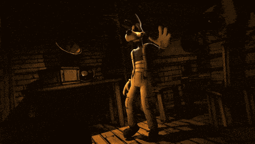Bendy Boris And The Ink Machine Lone Wolf Dark Revival Survival GIF