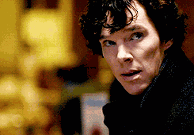 Benedict Cumberbatch Sherlock GIF