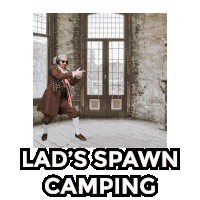 Benjammins Base Camping Sticker