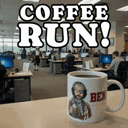 Benjammins Buying Coffee GIF