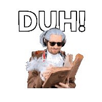 Benjammins Duh Sticker