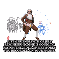 Benjammins Fireworks Meme Sticker