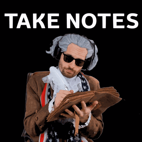 Benjammins Note Taking GIF