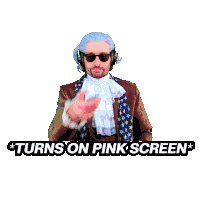 Benjammins Pink Sticker