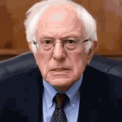 Bernie Sanders Angry GIF