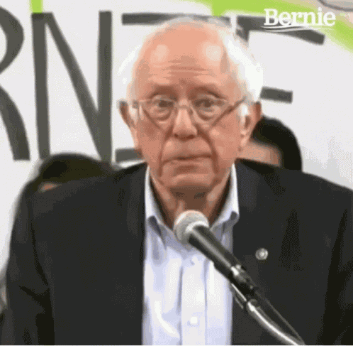 Bernie Sanders This Is My Shocked Face GIF