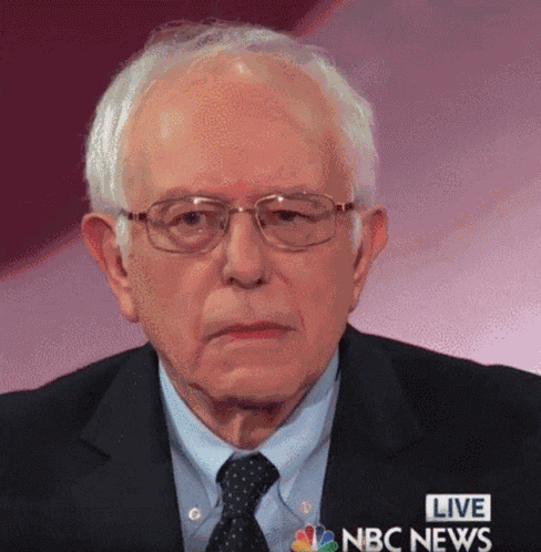 Bernie Sanders Yeah Right GIF