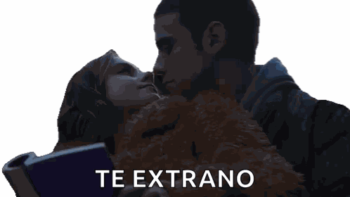 Besando Raquel GIF