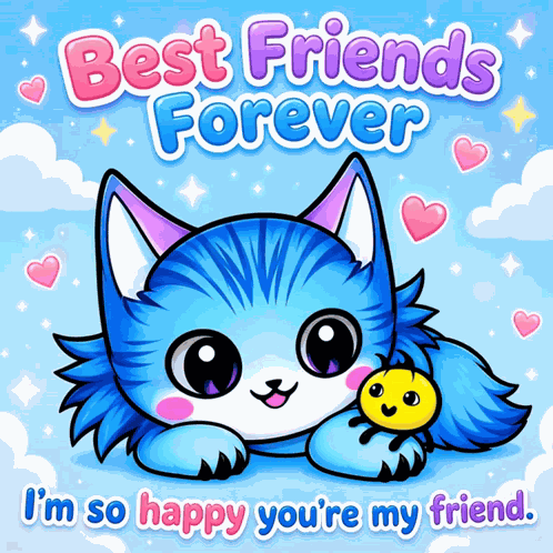 Best Friends Forever Hearts GIF