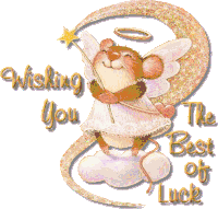 Best Of Luck Mouse Sticker
