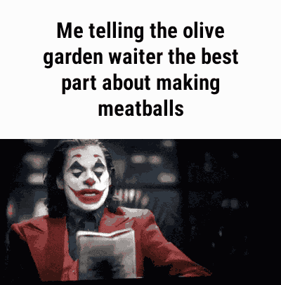 Best Part About Making Meatballs Olive Garden GIF