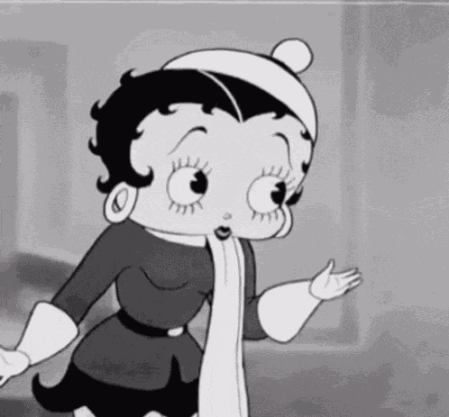 Betty Boop Blow Kiss GIF
