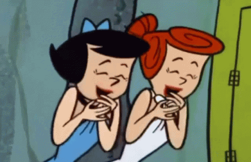Betty Rubble Wilma Flintstone GIF