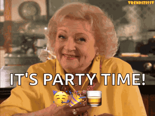 Betty White Cheers GIF