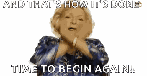 Betty White Dab GIF