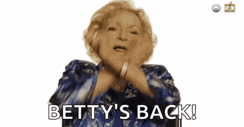 Betty White Dab GIF