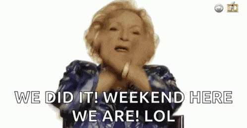Betty White Dab GIF