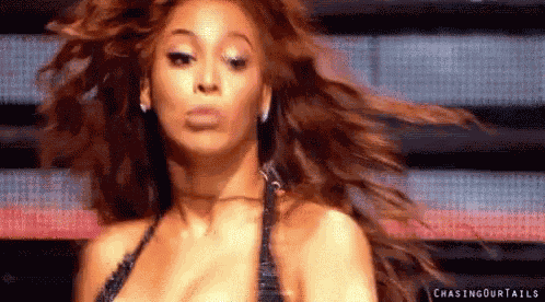 Beyonce Hair Flip GIF