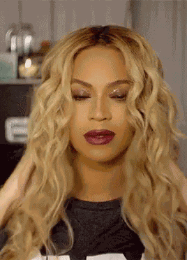 Beyonce Hair GIF