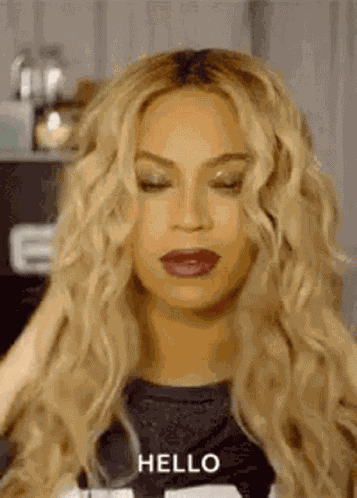 Beyonce Hairflip GIF