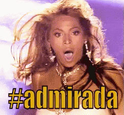 Beyonce / Tô Admirada / Surpresa / Susto / Quê GIF