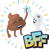Bff Happy Poo Sticker