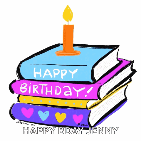 Bibliophile Birthday Book Lover Birthday GIF