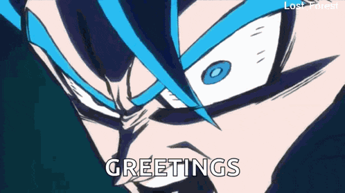 Big Kamehameha Gogeta Blue GIF