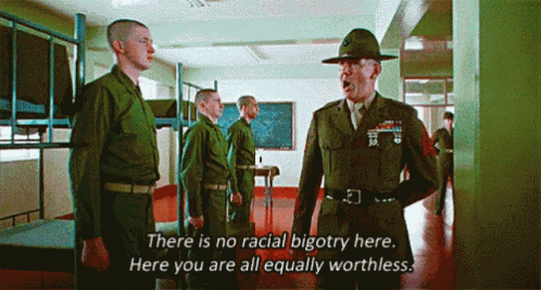 Bigotry The Gunny GIF