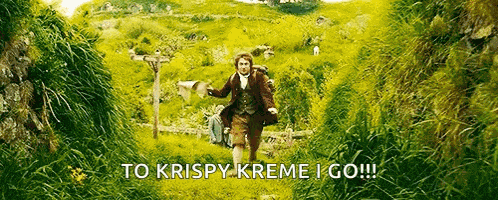 Bilbo Baggins Running GIF