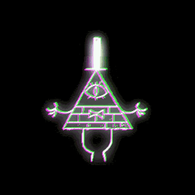 Bill Cipher Glitch GIF