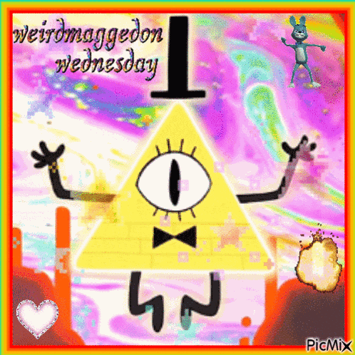 Bill Cipher Wednesday GIF