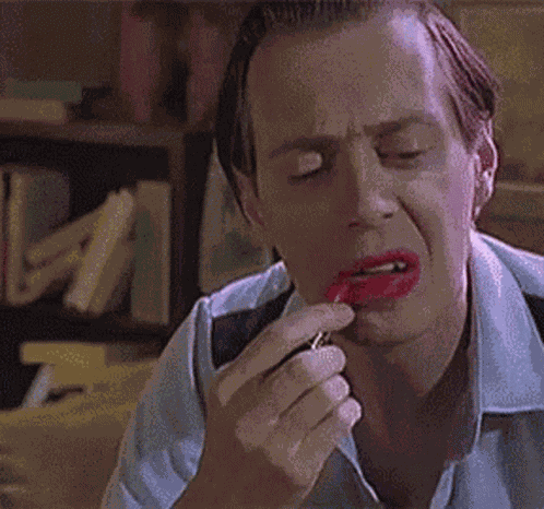 Billy Madison Lipstick GIF