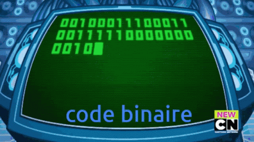 Binary Code Teens Titans Go GIF