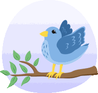 Bird Chirping Sticker