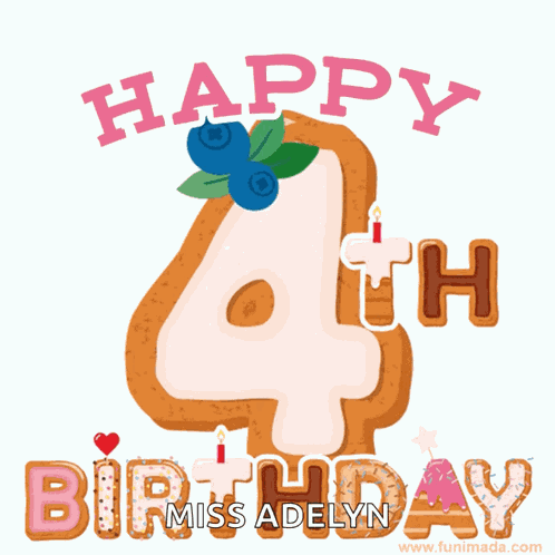 Birthday 4th Bday GIF