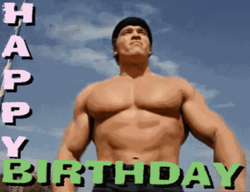 Birthday Arnold Schwarzenegger GIF