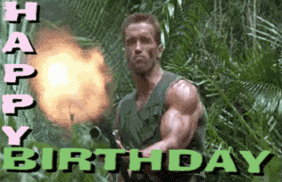 Birthday Arnold Schwarzenegger GIF