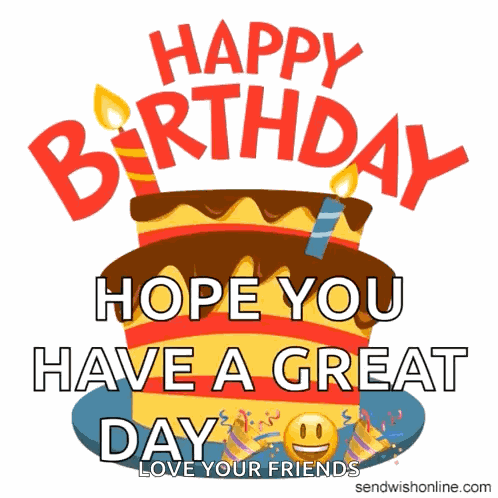 Birthday Birthday Cake GIF
