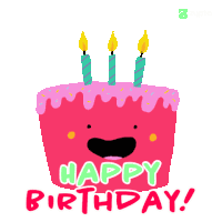 Birthday Cake Birthday Fun Sticker