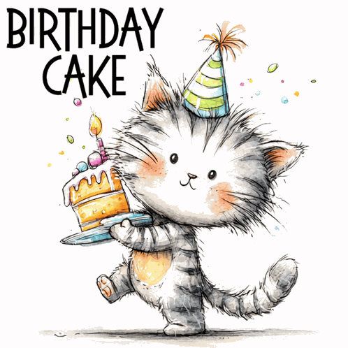 Birthday Cake Celebration GIF