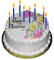 Birthday Cake Sticker