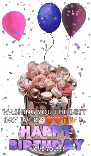 Birthday Cake Happy Birthday Cake GIF