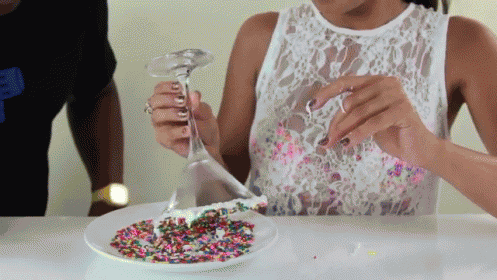Birthday Cake Martini GIF